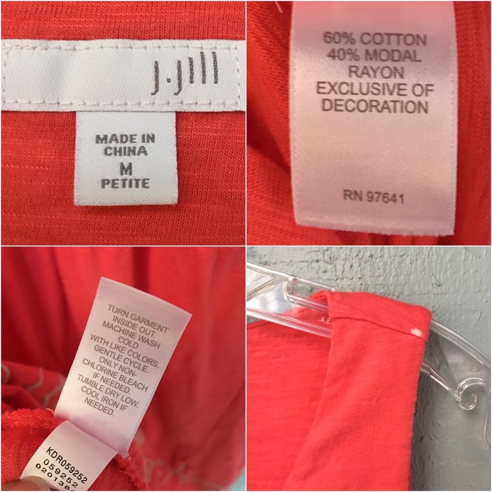 ❌SOLD❌ • J Jill Coral Bohemian Maxi Dress N0 - Picture 7 of 8